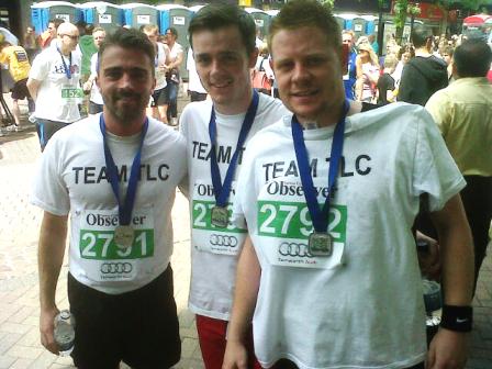team tlc finish great midlands fun run 10-06-12